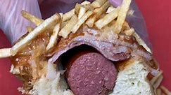 Wild Loaded Hot Dog 🤤🌭🔥 #hotdog #hotdogs #snacks #munchies | Foody Fetish