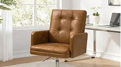 Lorenz Modern Vegan Leather Height-adjustable Office Chair with 5 Wheels by HULALA HOME - Bed Bath & Beyond - 37477613
