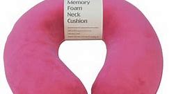 Aidapt Memory Foam Neck Cushion - Hot Pink