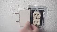 How To Repair Overcut Or Damaged Drywall Around Electrical Box Outlet