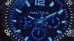 An iced watch, a swimming watch. #NAUTICA
