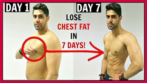 How To Lose Chest Fat In 1 Week This Really Works Youtube