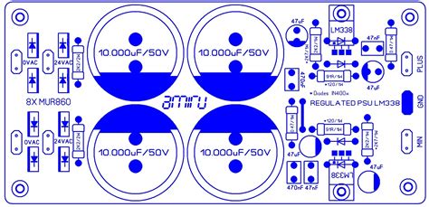 How to build various buffers to use with a gainclone chip amp. DIY ELECTRONICS PROJECTS: Regulated PSU LM338 For Gainclone