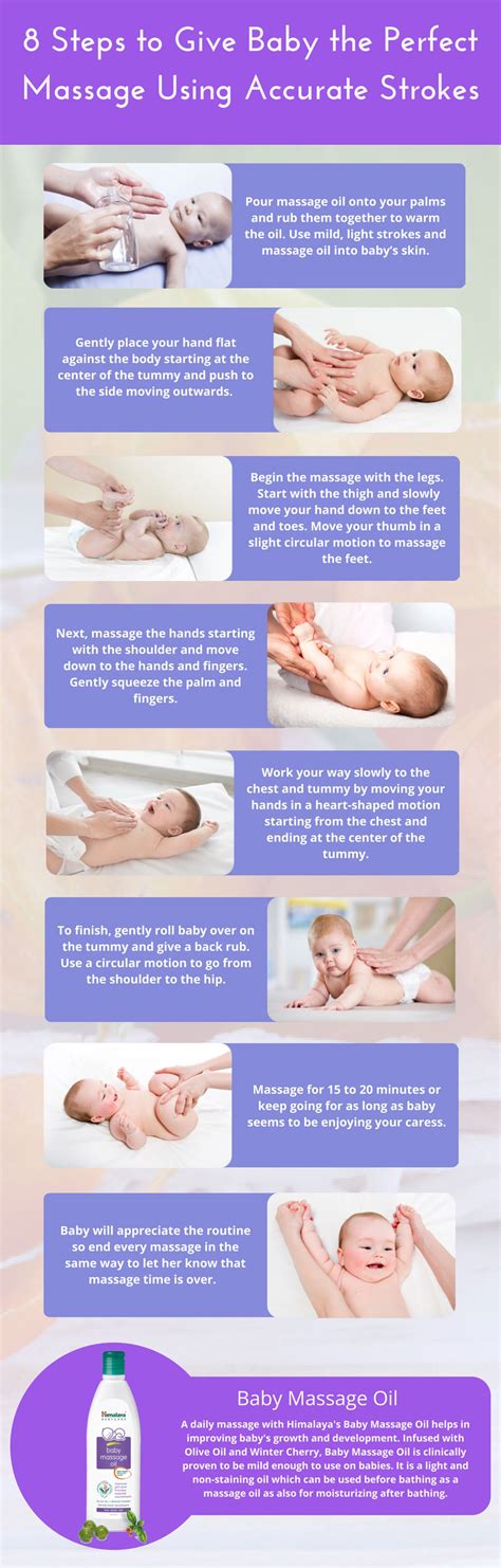 Use only warm water without soap for this step to avoid getting soap in your baby's eyes or mouth. 8 Steps to Give Baby the Perfect Massage Using Accurate ...