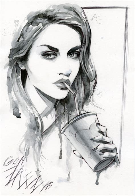 Figlia d'arte ed anche artista: Frances Bean Cobain - Frances Bean Cobain Fan Art ...
