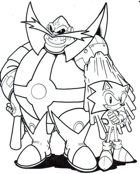 Enjoy the sunny side of mr. Sonic And Doctor Eggman Coloring Page - Free Printable ...