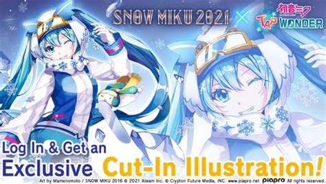 We did not find results for: Hatsune Miku - Tap Wonder Teams Up with SNOW MIKU 2021 ...
