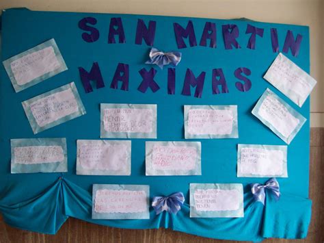 17 de agosto conociendo a san martín… los chicos de 6to. "La 16 está de Pie": cartelera de San Martin