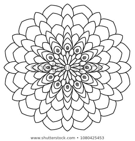 Second edition, improved and revised. Easy Mandalas for beginner, adults, senior coloring page ...