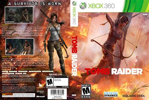 Tomb Raider - XBOX 360 Game Covers - Tomb Raider DVD NTSC Custom f ...