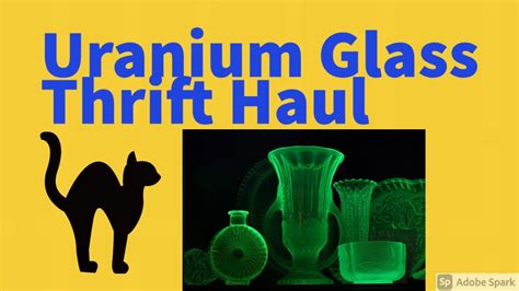 Under an ultraviolet (uv) or black light, the uranium causes the glass to glow bright green. Uranium Glass Thrift Haul and More! - YouTube