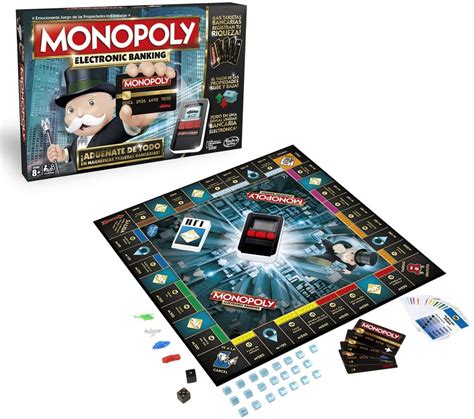 Monopoly/ monopolio banco electronico original juego de mesa. Monopoly EDICIÓN ELECTRONIC BANKING. Juego en familia.