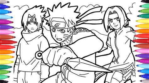 Naruto and sasuke and sakura (ナルトとサスケとサクラ, naruto to sasuke to sakura) is chapter 286 of the original naruto manga. 5 coloring pages with Naruto and Sasuke - Naruto Hokage de ...