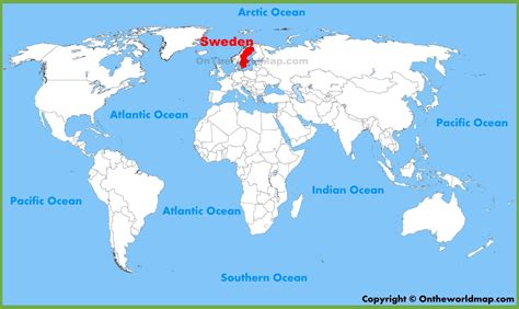 Mapas de suecia en el norte del continente europeo. Mapa do mundo Suecia - Suecia no mapa do mundo (Norte de ...