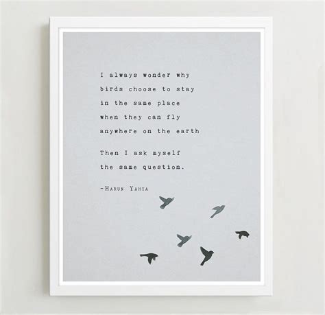 83 quotes from harun yahya: Poetry art print, Harun Yahya, inspirational quote poster ...