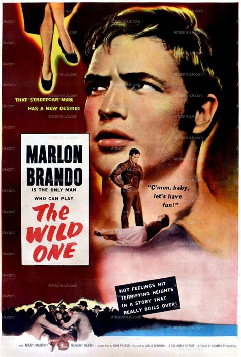 The wild one marlon brando item 3 movie poster print. The Wild One Marlon Brando 1953 Movie Poster Image ...