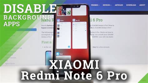 Most of the time unnecessary apps misuse system space and keep running in the background, and sometimes we miss important. How to Disable Background Apps in Xiaomi Redmi Note 6 Pro ...