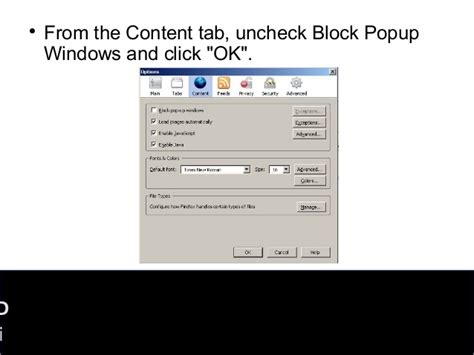 Other features include buddy lists, file transfers, auto reply. How to remove pop up blocker on firefox