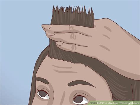 How to use thinning shears on hair. How to Use Hair Thinning Shears (with Pictures) - wikiHow