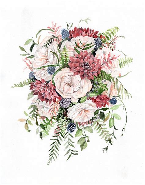 Choose your favorite wedding bouquet paintings from 4,440 available designs. ORIGINAL Custom Wedding Bouquet Painting in Watercolor ...