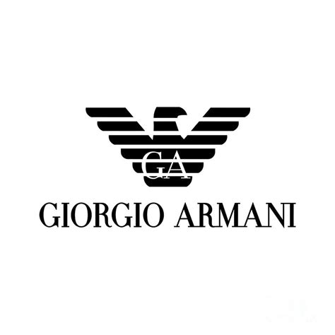 Free download giorgio armani logo logos vector. Giorgio Armani Logo Digital Art by Edit Voros