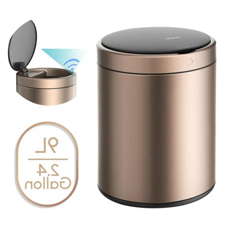 Shop wayfair for the best elegant office trash cans. 2.4 Gallon Trash Can Rose Gold Touchless Moti