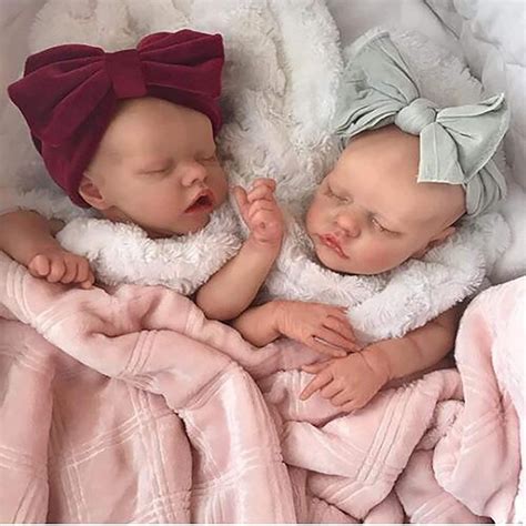 Dolls & Accessories : Twins New Reborn Baby Dolls, 17 ...
