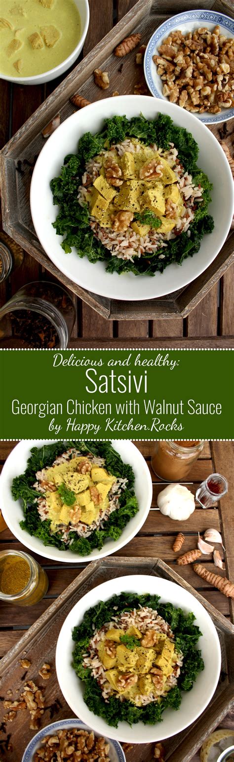 If you have already tasted georgian cuisine, then you know satsivi: Satsivi: Georgian Chicken with Walnut Sauce. Delicious ...