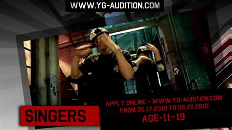 There would not be any notifications to those who have not passed. YG AUDITION - YouTube