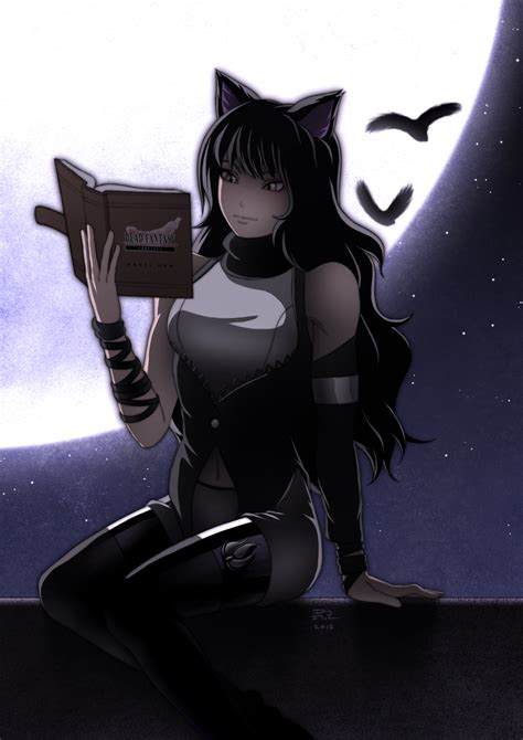 This was supposed to be hair study,but i got carried away again Blake Belladonna (RWBY) by DigiFlohw on DeviantArt