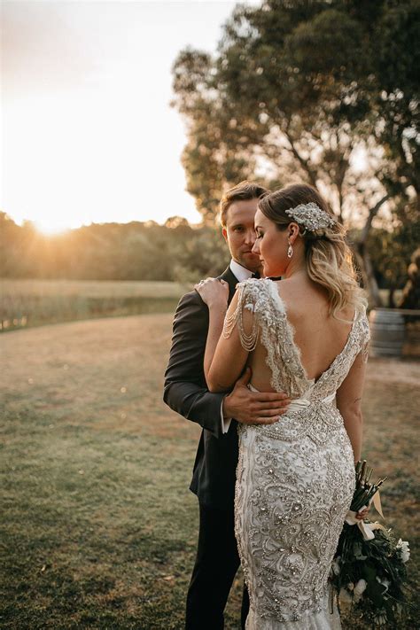 Modern wedding dresses, bridal separates & accessories | handmade in australia. Anna Campbell vintage-inspired hand-embellished Sierra ...