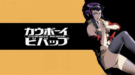 Faye valentine (フェイ・ヴァレンタイン, fei varentain?) is a wanted bounty head and a member of the bounty hunting crew aboard the bebop. Wallpaper : illustration, anime, cartoon, Cowboy Bebop ...