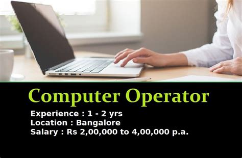 Computer operator salaries in nagpur, maharashtra. Find #ComputerOperator #Jobs in #Bangalore by Newgen ...