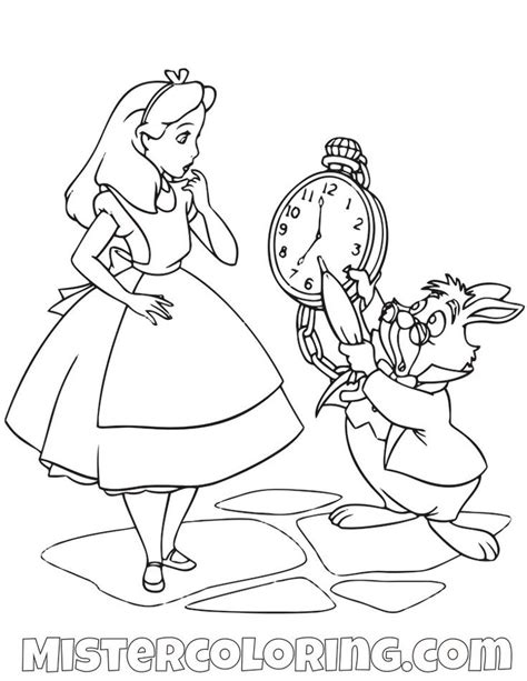 Queen of hearts coloring pages. Alice In Wonderland Coloring Pages — Mister Coloring ...