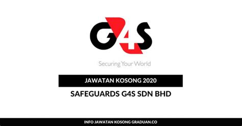 Jawatan kosong terkinijawatan kosong terkini pilihankerja swasta. Permohonan Jawatan Kosong Safeguards G4S Sdn Bhd • Portal ...