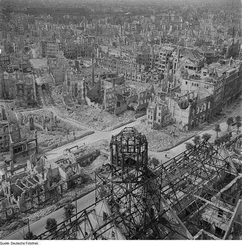 The bombing of dresden is important due to its controversy and propaganda use. Moving Images of Dresden, Germany Before and After Allied ...