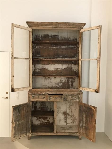 Display cabinets tend to be carefully crafted from wood with lighter shades or pine contrasting with the darker hues of oak or mahogany. Gorgeous Rustric Antique French Tallboy / Display ...