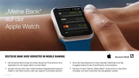 Juli 2021 einen ausblick auf die aktuellen entwicklungen an den weltweiten heutzutage ist es wichtig, mit der zeit zu gehen, ganz besonders als bank. TWT Trendradar: #App "Meine Bank" auf der Apple #Watch | Apfel