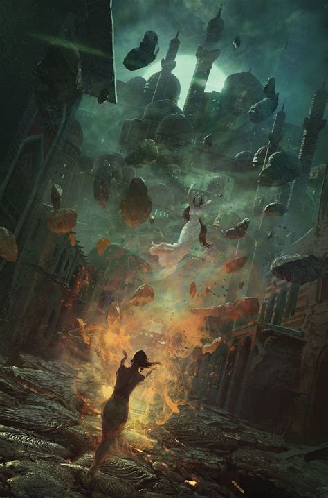 The world of the malazan empire is found in the works of steven erikson and ian c. Toll the Hounds by Marc Simonetti | Fantastic art, Art ...