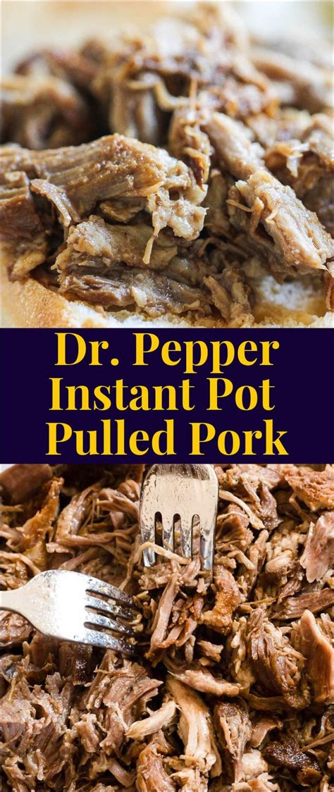 All the slow cooker recipes included here are healthy, as well as tasty at the same time. Dr. Pepper Instant Pot Pulled Pork | Stuffed peppers, Pulled pork recipes, Pulled pork instant ...