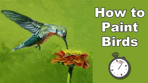 Final Painting Bird in Acrylic Time Lapse | Birds painting, Painting, Painting tutorial