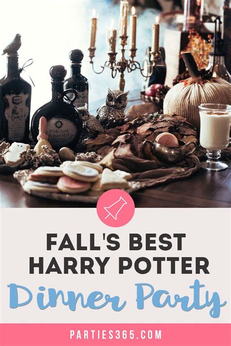 This harry potter themed dinner party is full of fun ideas and tutorials for back to school. Harry Potter Fall Dinner Party in 2020 | Dinner party ...