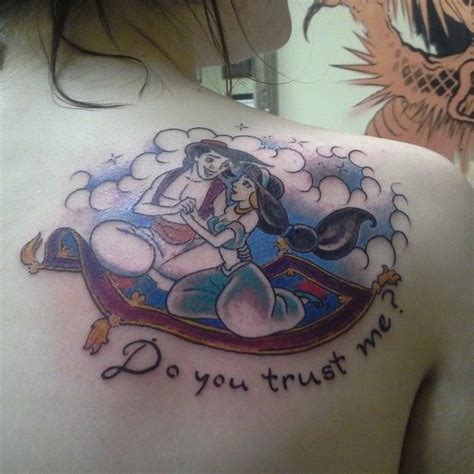 Today i added the genie to this aladdin piece from yesterday! Aladdin tattoo | Disney tattoos, Arm quote tattoos, Tattoos