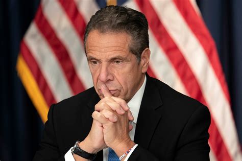 New york governor andrew cuomo gives a press conference in the manhattan borough of new york city, new york, u.s. Gov. Cuomo slams NYC's response to spike in coronavirus ...