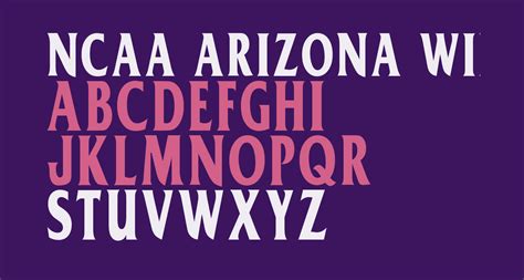 Download link zip archive report broken link. NCAA Arizona Wildcats Tucson Bold free Font - What Font Is