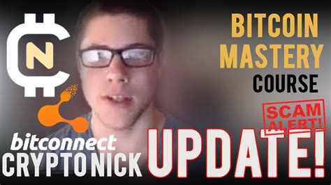 Well if you havent seen the coin is down 85% and they stopped the lending. CryptoNick BitConnect UPDATE & his Bitcoin Mastery Course - YouTube