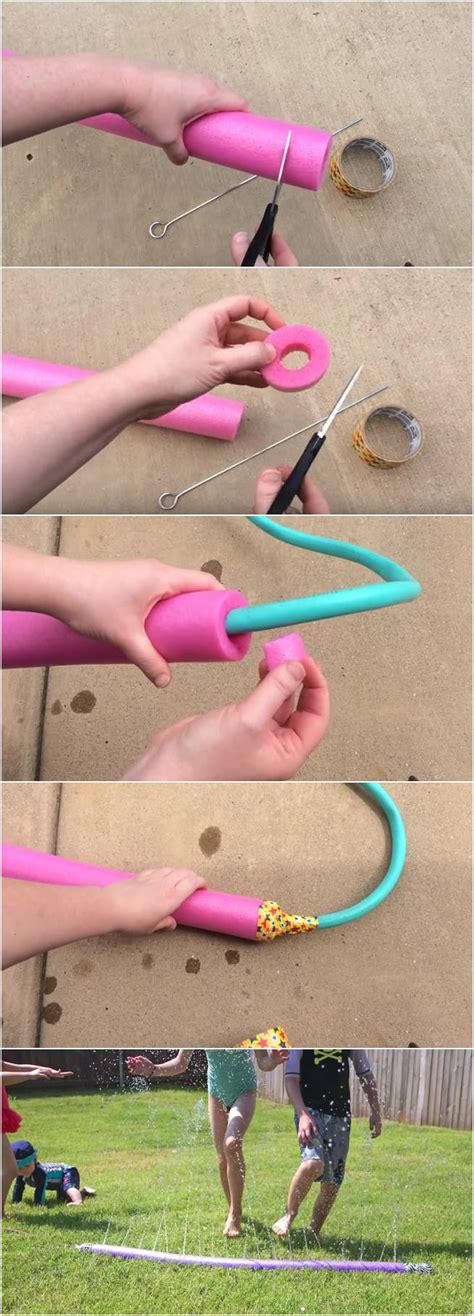 Hobby farm sprinkler supplies sprinkler stands, pumps, hose kits Creative Ideas - DIY Easy Sprinkler from Old Pool Noodle ...