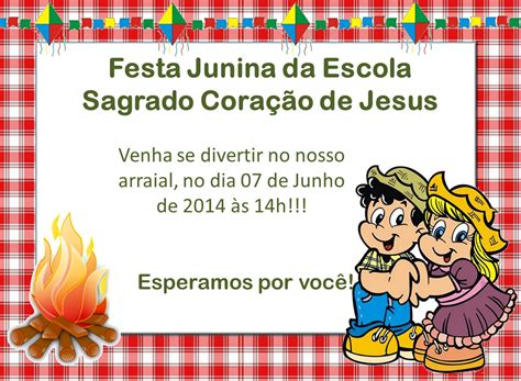 Escola sagrado coracao de jesus. Escola Sagrado Coração de Jesus: Festa Junina na ESCJ