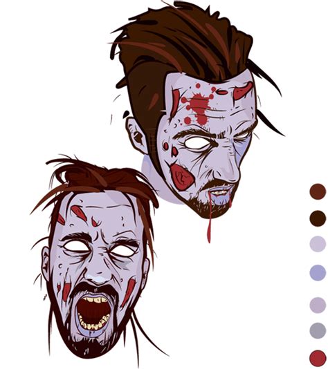 Vector Scary Zombie Face Image | Download Free Vector Art ...