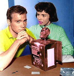 William shatners' episode is memorable because of its mixture of science fiction and psychological drama. >.